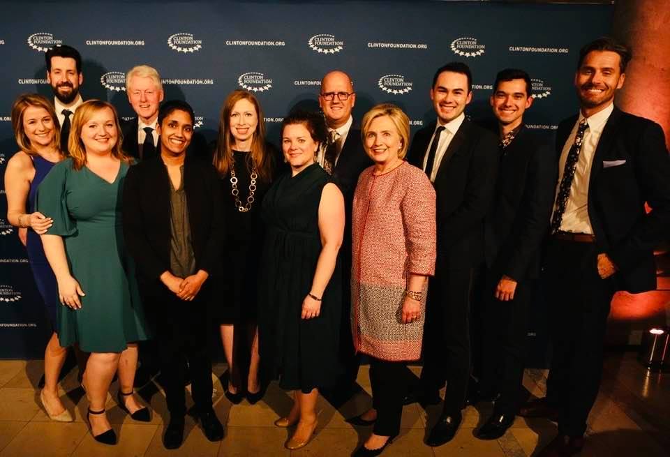 Laura Cienkowski & Clinton Foundation Dev Team