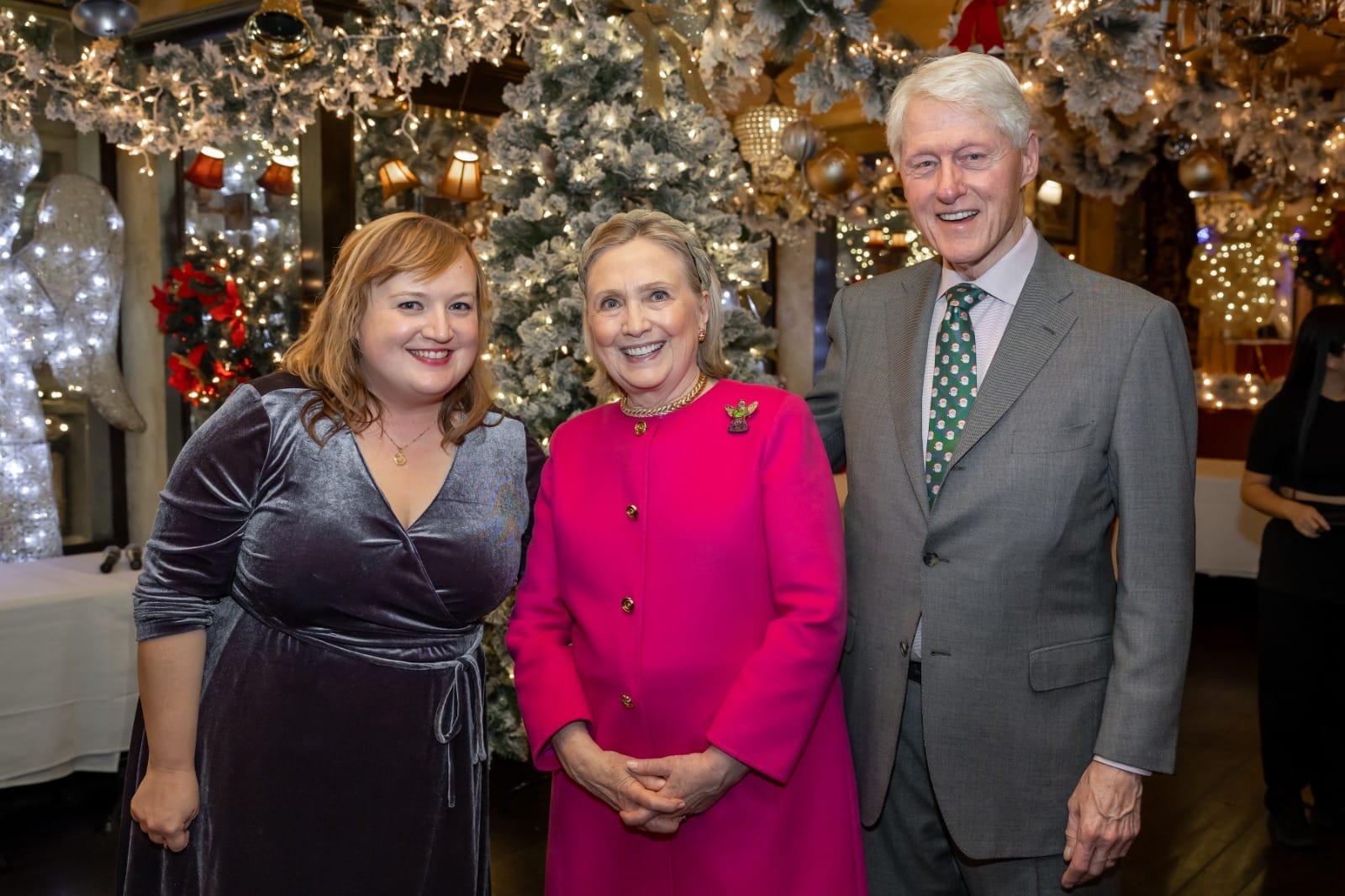 Laura Cienkowski & Secretary Clinton & President Clinton